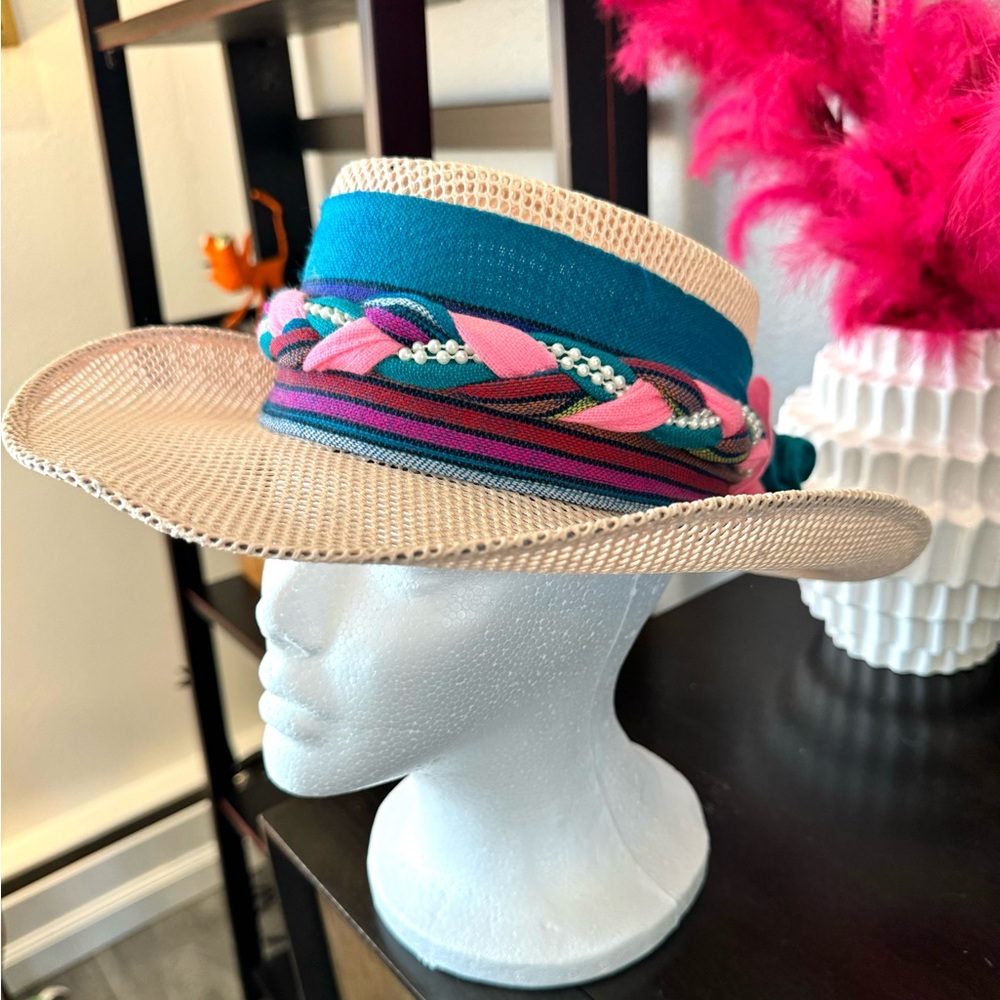 Vintage Woven Embellished Braid Hat - Picture 6 of 12